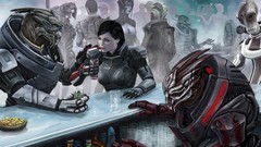 Game mass effect garrus vakarian Mass Effect Normandy FemShep 