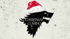 game of thrones parody direwolf Winter is Coming Christmas quote