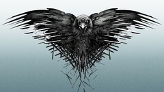 game of thrones raven TV series artwork gradient