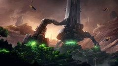 Game science fiction outer space endless