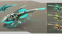 Game science fiction outer space endless