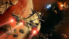 Game science fiction outer space endless