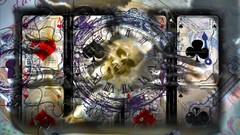 Game skulls playing cards