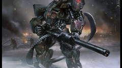 Game Soviet concept art mecha