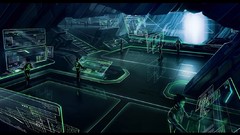 Game Station Tron concept art