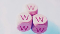 Game three Internet dice Simple Background