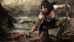 Game tomb raider lara croft artwork Tomb Raider 2012