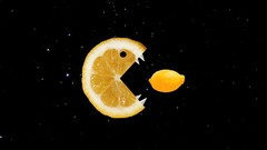 Games astronauts lemons fruits pac-man