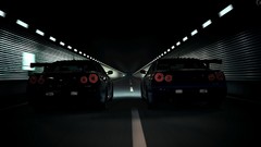 Games cars Nissan Skyline video games gran turismo 5 tunnels