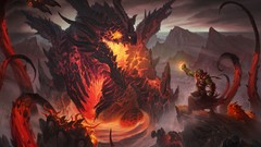 Games Dragons world of warcraft orc artwork Deathwing fantasy 