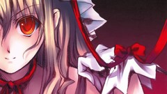 Games hats red eyes Ribbons faces blondes long hair misaki 