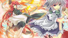 Games Knives long hair blue eyes green eyes short hair gray 