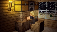 Games minecraft craft fan art Gamers video games Notch swimming 
