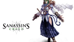 Games text white background parody hoodies skirts anime girls 