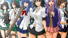 Games tie hats red eyes schoolgirls bows shirts jackets 