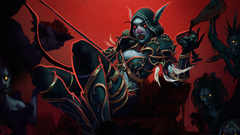 Games Undead armor skulls world of warcraft artwork long ears