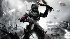 Games War soldiers American Flag Rifles north korea homefront 