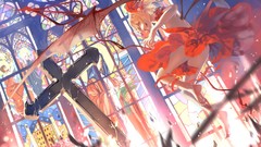 Games wings cross destruction dress stained glass Vampires 