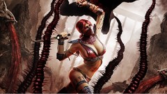 Games woman Mortal Kombat boobs video games cgi