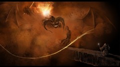 Gandalf Balrog the lord of the rings fantasy art