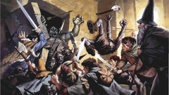 Gandalf Fighting the lord