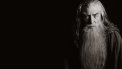 Gandalf the lord of the rings Movies Ian McKellen sepia wizard