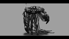 gantz monochrome Simple Background Anime