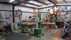 Garage Tools lumber workspace