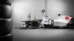Garages Racer vehicles racing Supercars formula one sauber 