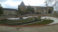 Garden decoration Turkey buildings historic mosques konya