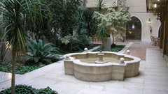 Garden fountain dorm