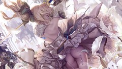 Garter belts armor thigh