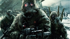 Gas mask Russian soldiers