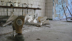 Gas masks abandoned