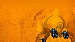 Gas masks Army orange