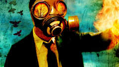 Gas masks artwork