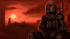 Gas masks artwork post