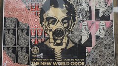 Gas masks artwork Shepard