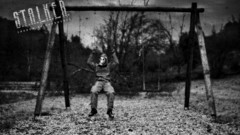 Gas masks swings grayscale