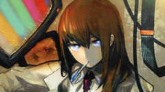 Gate anime girls makise kurisu steins gate