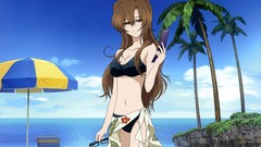 Gate anime girls steins gate bikini swimsuits Kiryuu Moeka