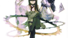 Gate Anime huke makise kurisu steins gate shiina mayuri artwork 