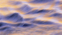 Gentle rapids water abstract