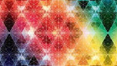 geometry Andy Gilmore colorful triangle texture