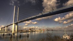 Germany Bridges architecture rivers cityscapes