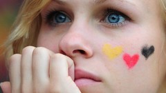 Germany close-up Hearts faces blue eyes soccer