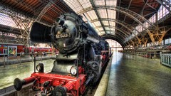 Germany Dresden vehicles trains Steam train BR52