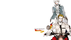 Germany Flags vehicles Anime