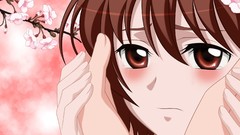 Ghost anime girls brown eyes short hair hunt