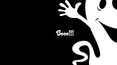 Ghost cartoons minimalistic artwork